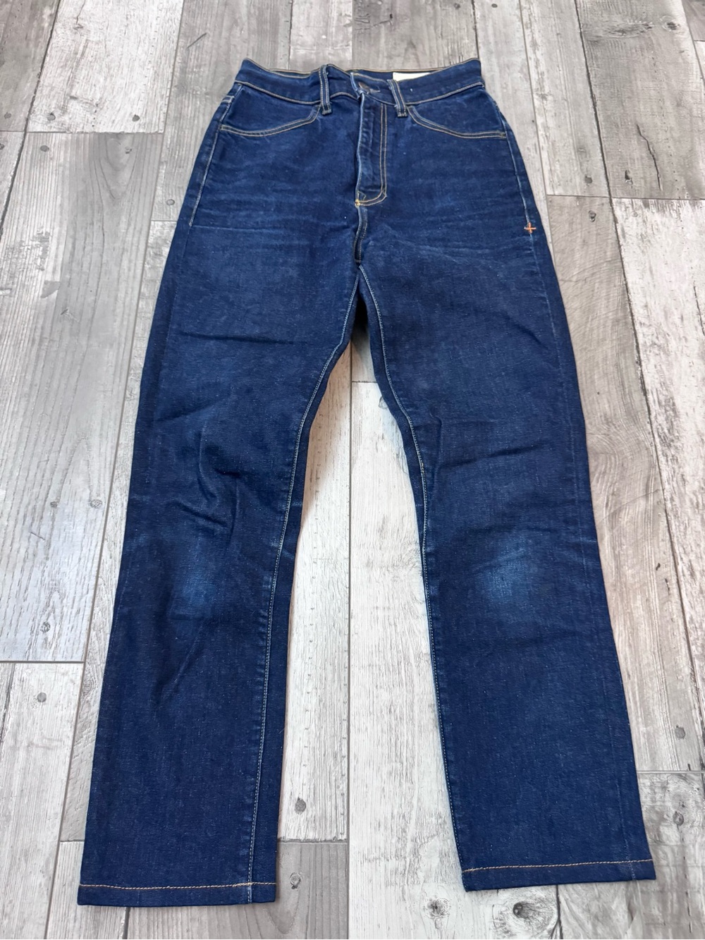 Imogene + Willie Elizabeth Indigo Rinse High-Rise Dark Skinny Stretch Denim 26